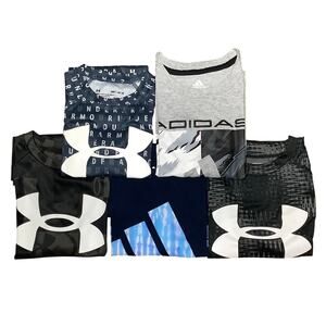 Under Armour Adidas Short Sleeve T-Shirt Bundle Medium 10/12